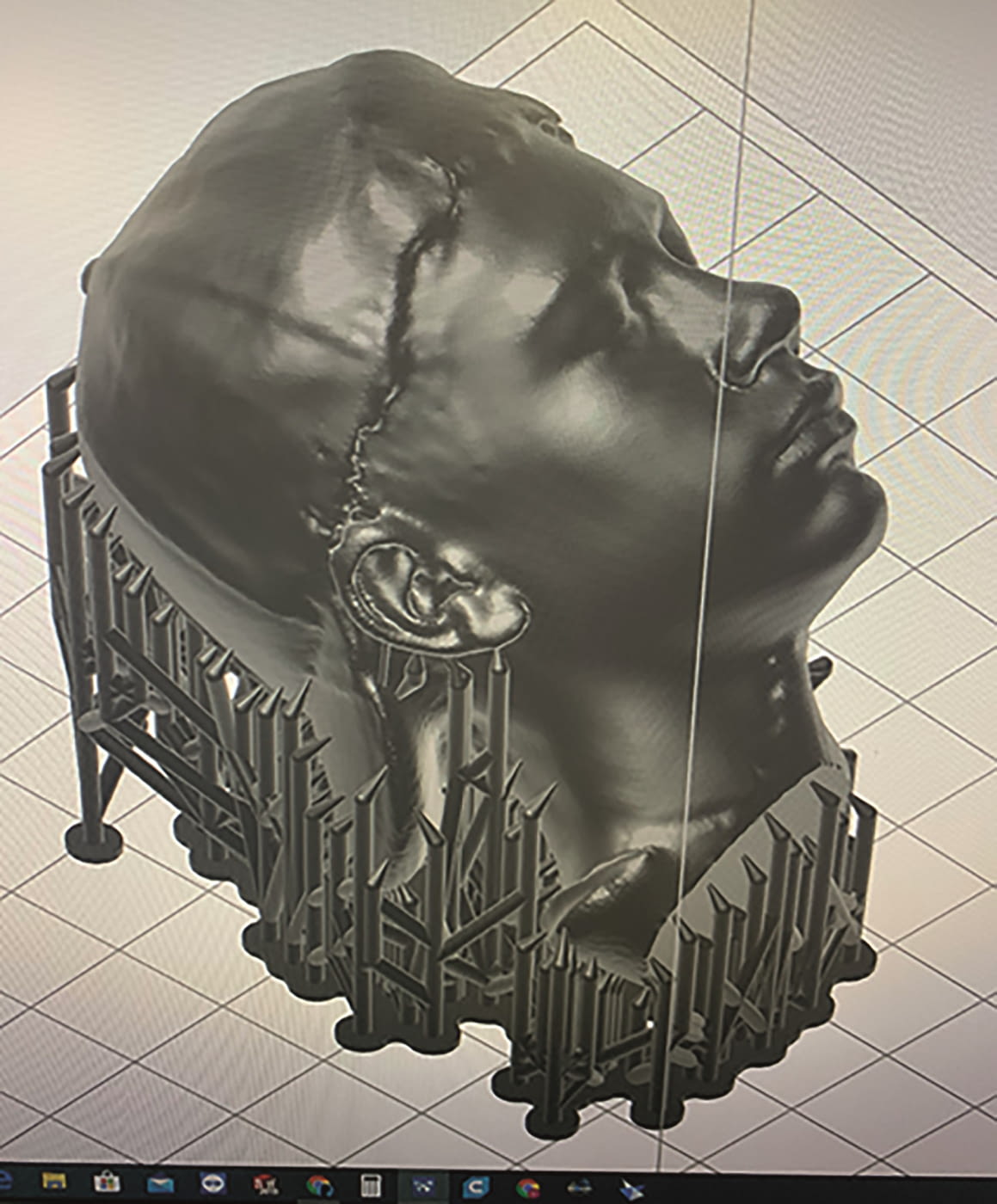 Resultado escaneo 3D y Fabricación Aditiva 3D